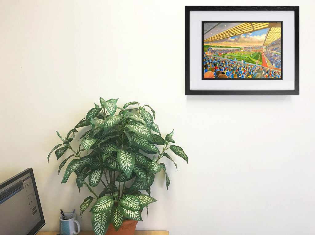 Blackburn Rovers FC Ewood Park Stadium Wall Art A4 Print