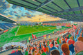 Airdrie FC Excelsior Stadium Wall Art A4 Print