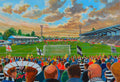 Darlington FC Feethams Stadium Wall Art A4 Print