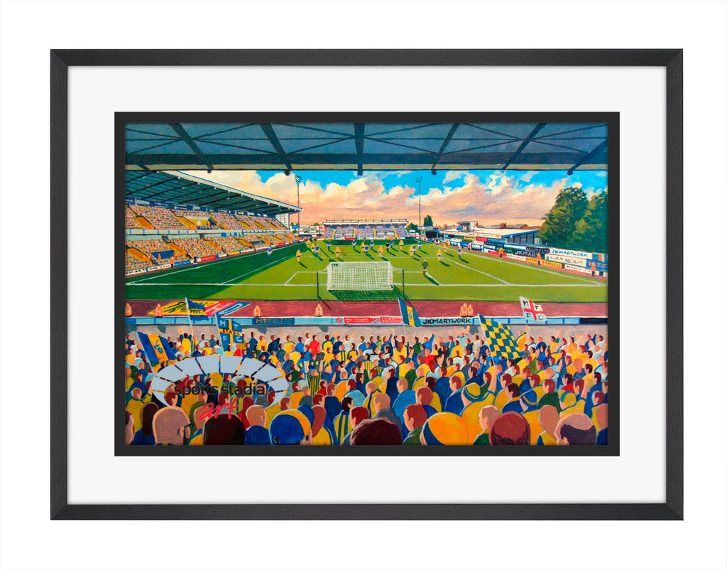 Mansfield Town FC Field Mill Stadium Wall Art A4 Print