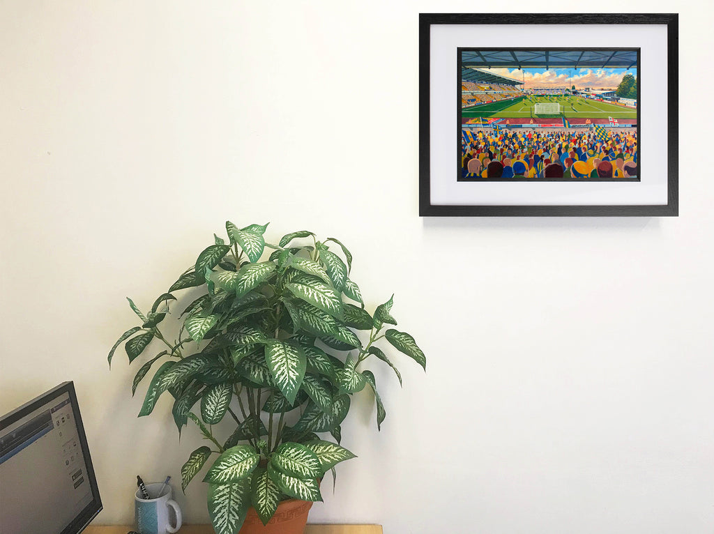Mansfield Town FC Field Mill Stadium Wall Art A4 Print