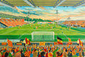 Partick Thistle FC Firhill Stadium Wall Art A4 Print