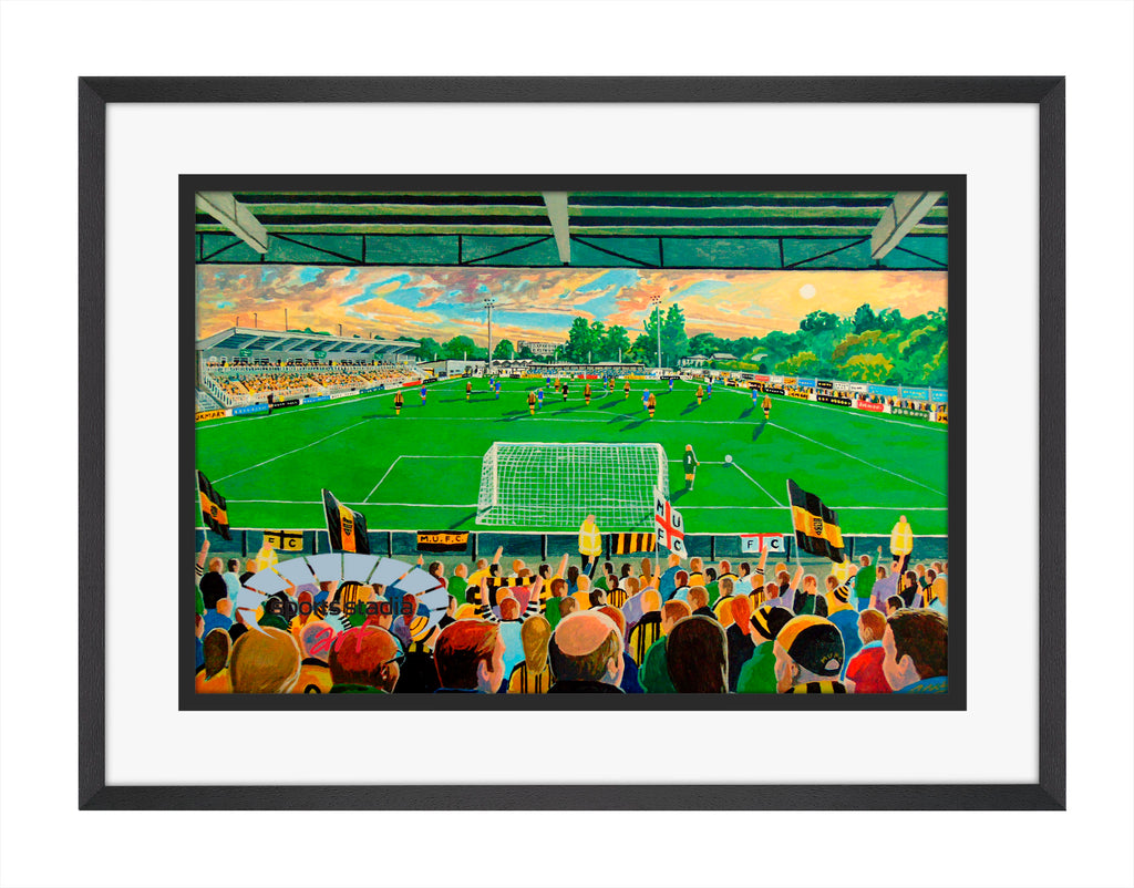 Maidstone United FC Gallagher Stadium Wall Art A4 Print