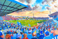 Brighton & Hove Albion FC Goldstone Ground Stadium Wall Art A4 Print