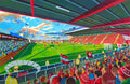 Crewe Alexandra FC Gresty Road Stadium Wall Art A4 Print