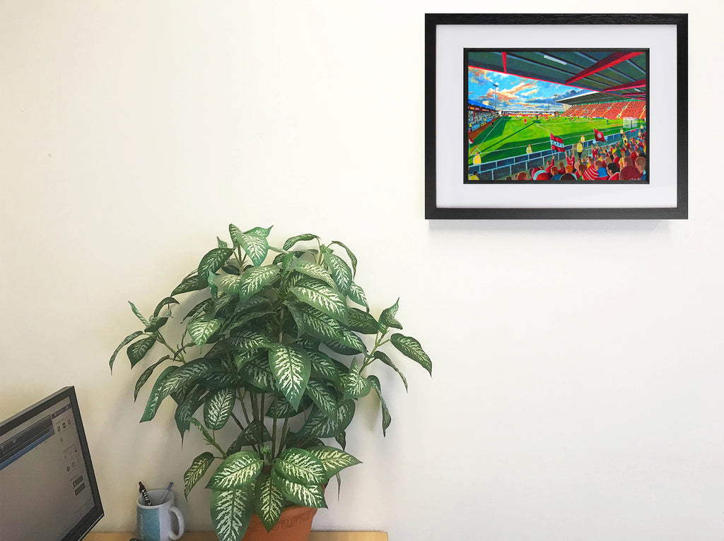 Crewe Alexandra FC Gresty Road Stadium Wall Art A4 Print