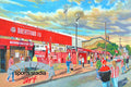 Brentford FC Griffin Park Stadium 'Going to the Match' Wall Art A4 Print