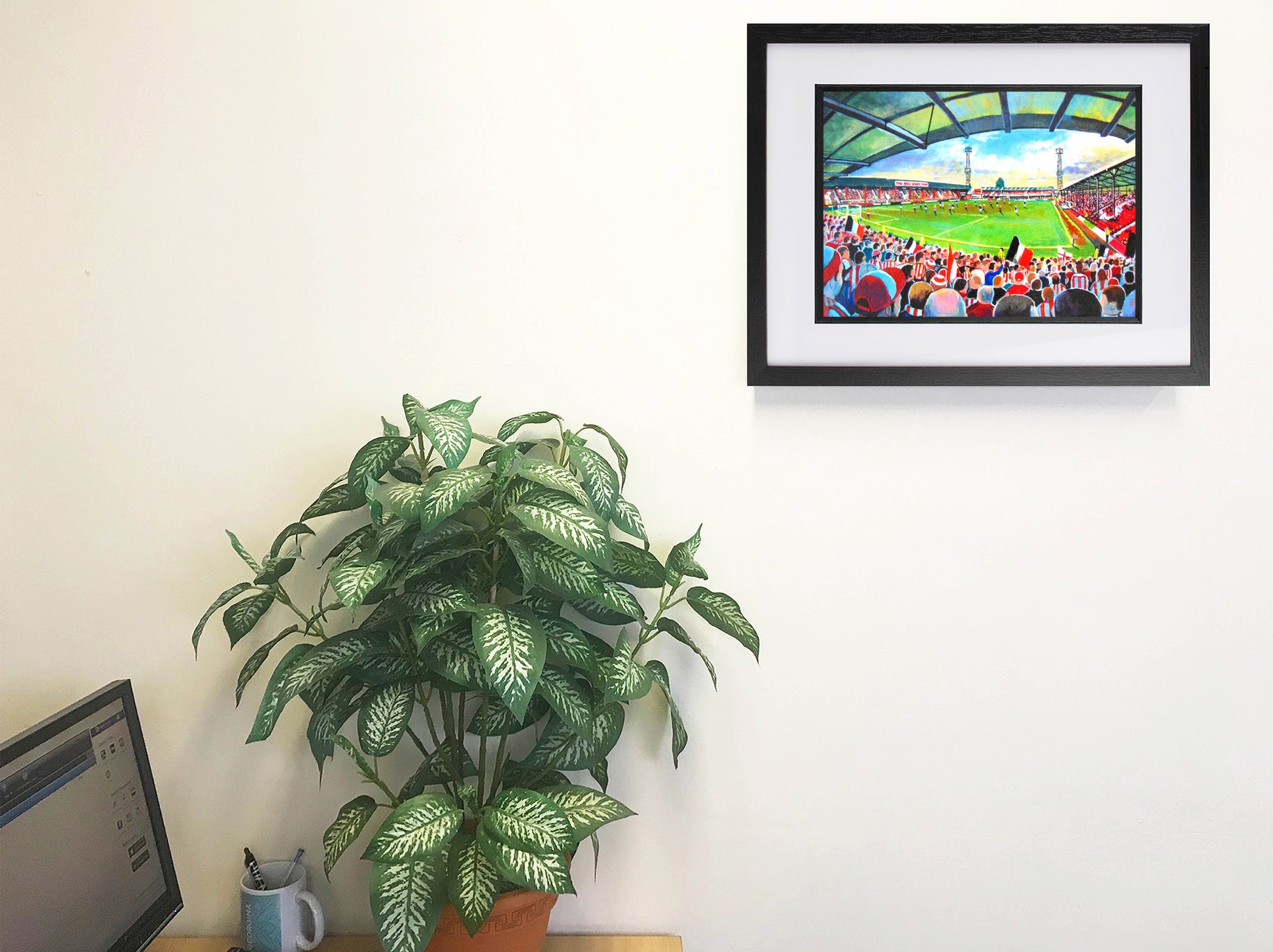 Brentford FC Griffin Park Stadium Wall Art A4 Print