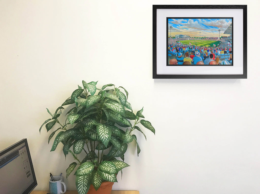 Headingley Stadium Yorkshire CCC Wall Art A4 Print
