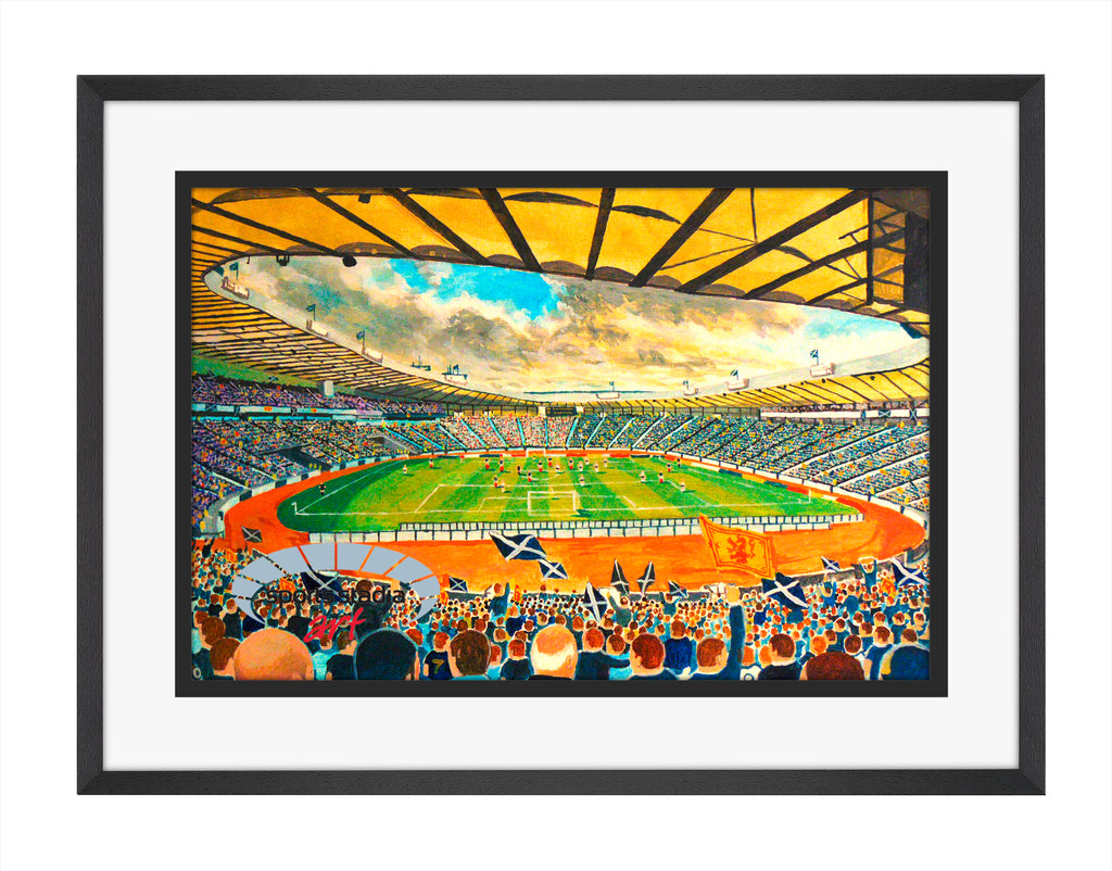 Hampden Park Stadium Scotland Wall Art A4 Print