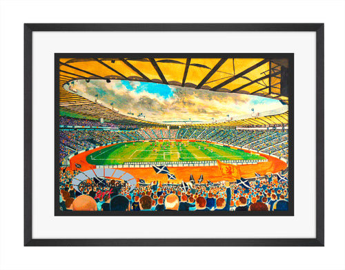 Hampden Park Stadium Scotland Wall Art A4 Print
