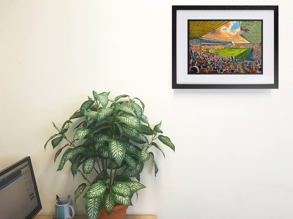 WBA FC The Hawthorns Stadium Wall Art A4 Print