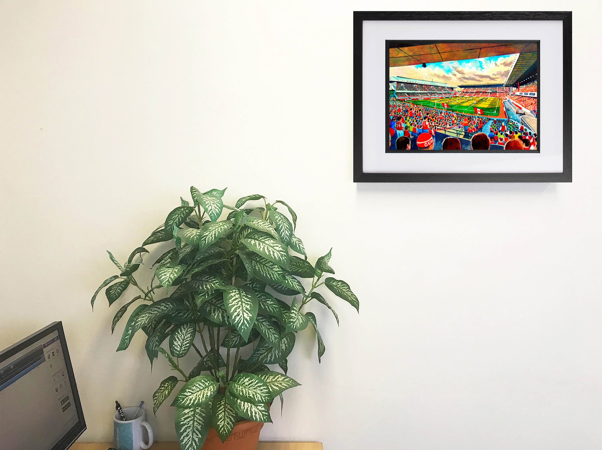 Arsenal FC Highbury Stadium Wall Art A4 Print
