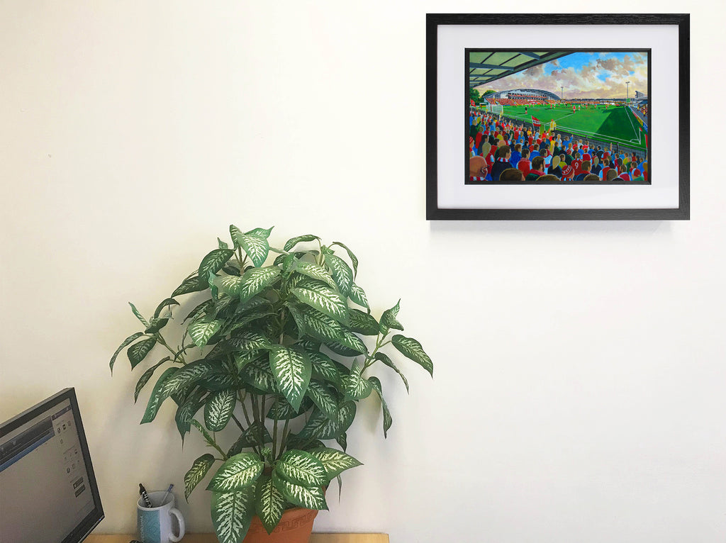 Fleetwood Town FC Highbury Stadium Wall Art A4 Print
