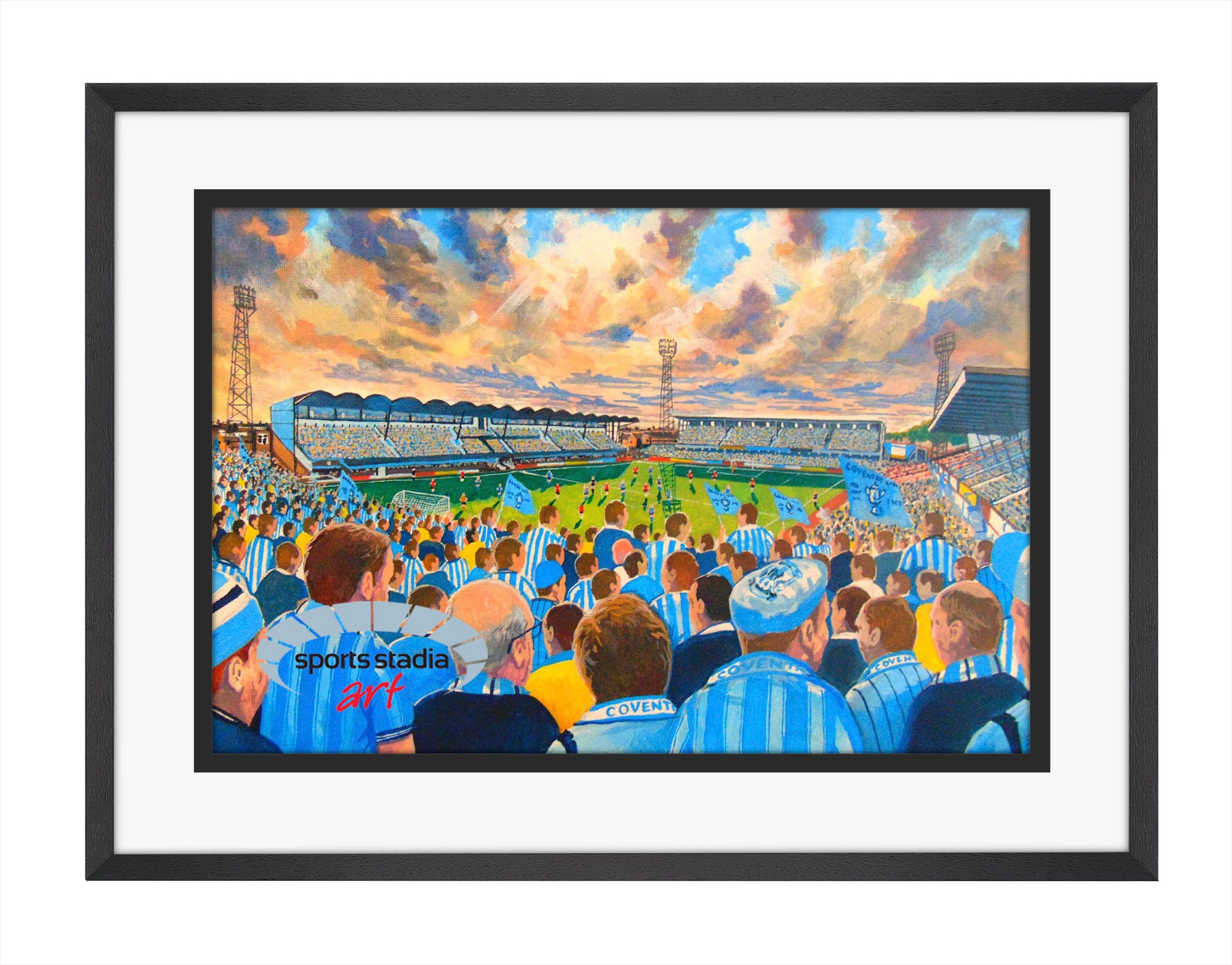 Coventry City FC Highfield Road Stadium Wall Art A4 Print