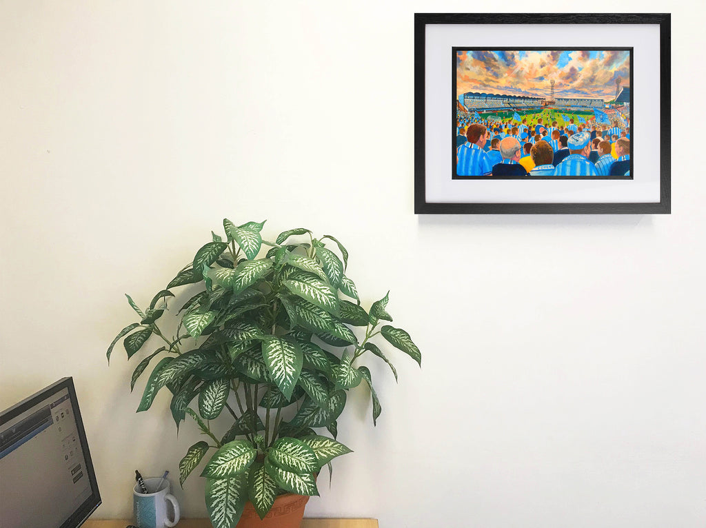 Coventry City FC Highfield Road Stadium Wall Art A4 Print