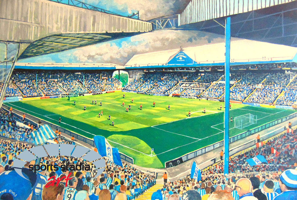 Sheffield Wednesday FC Hillsborough Stadium Wall Art A4 Print