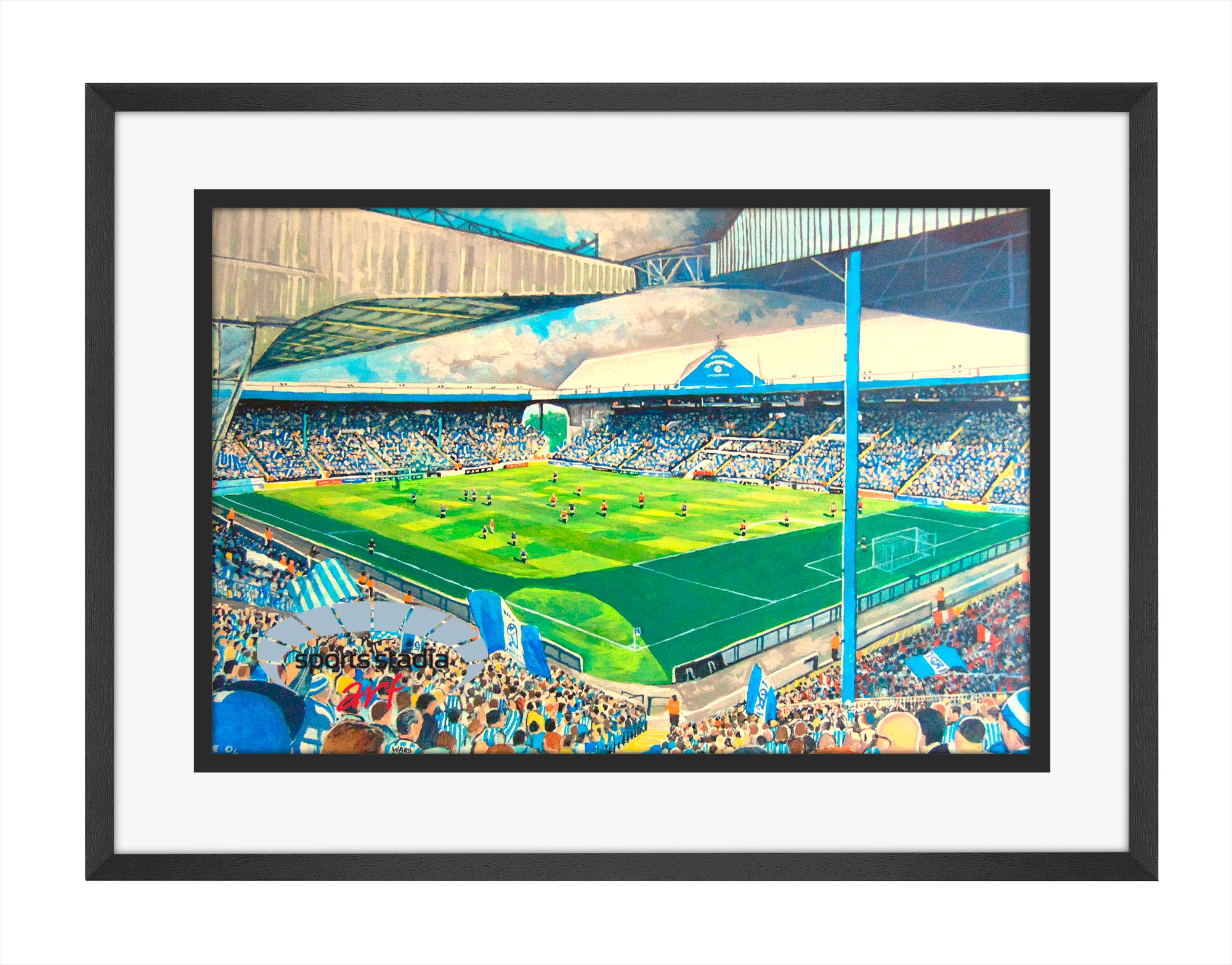Sheffield Wednesday FC Hillsborough Stadium Wall Art A4 Print