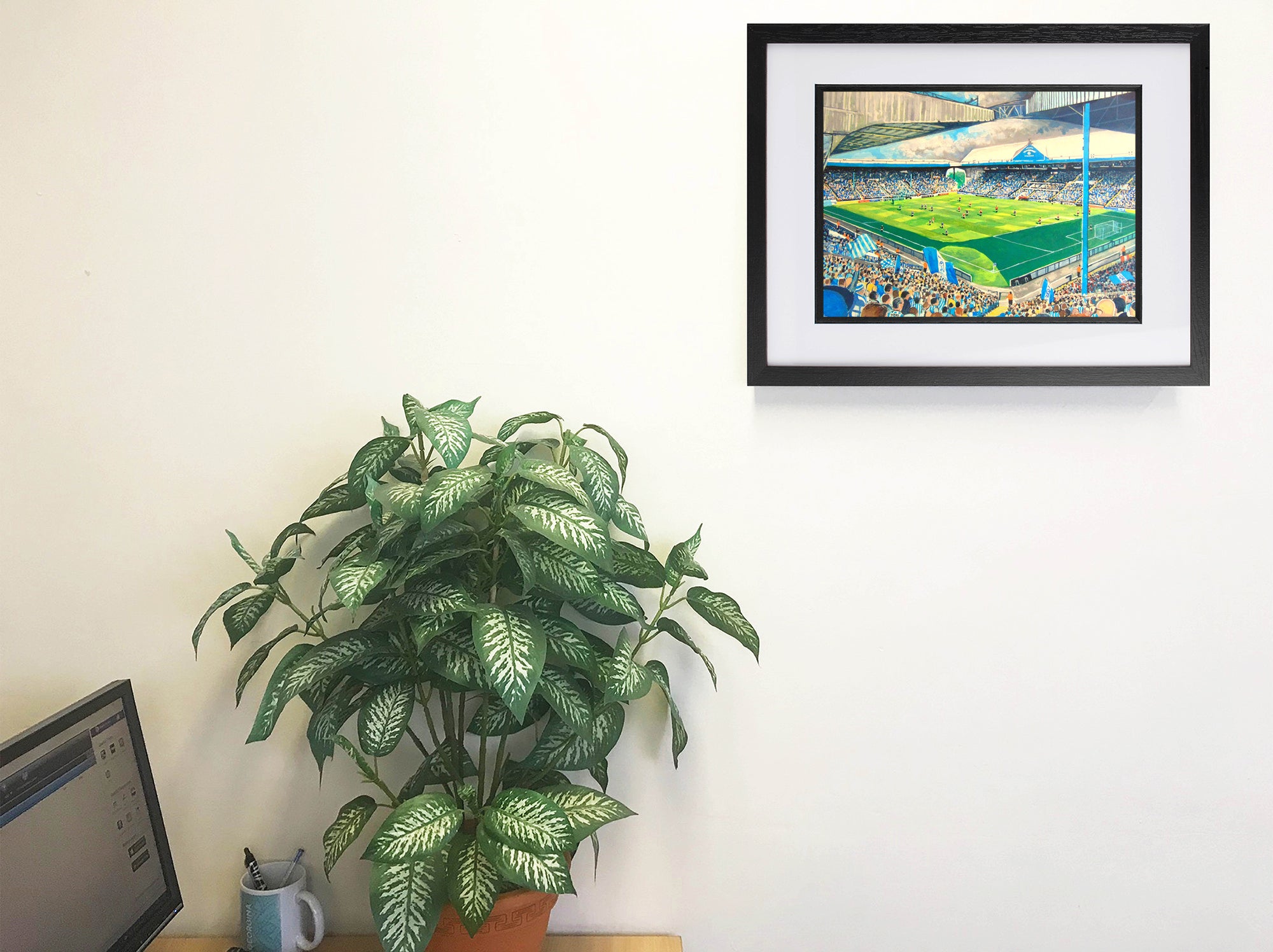 Sheffield Wednesday FC Hillsborough Stadium Wall Art A4 Print
