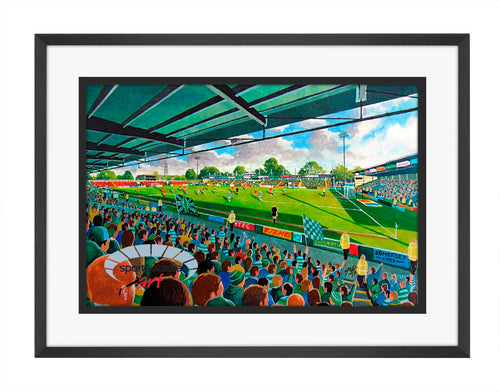 Yeovil Town FC Huish Park Stadium Wall Art A4 Print