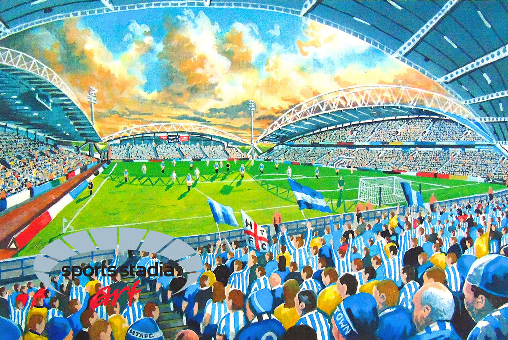 Huddersfield Town FC John Smith's Stadium Wall Art A4 Print