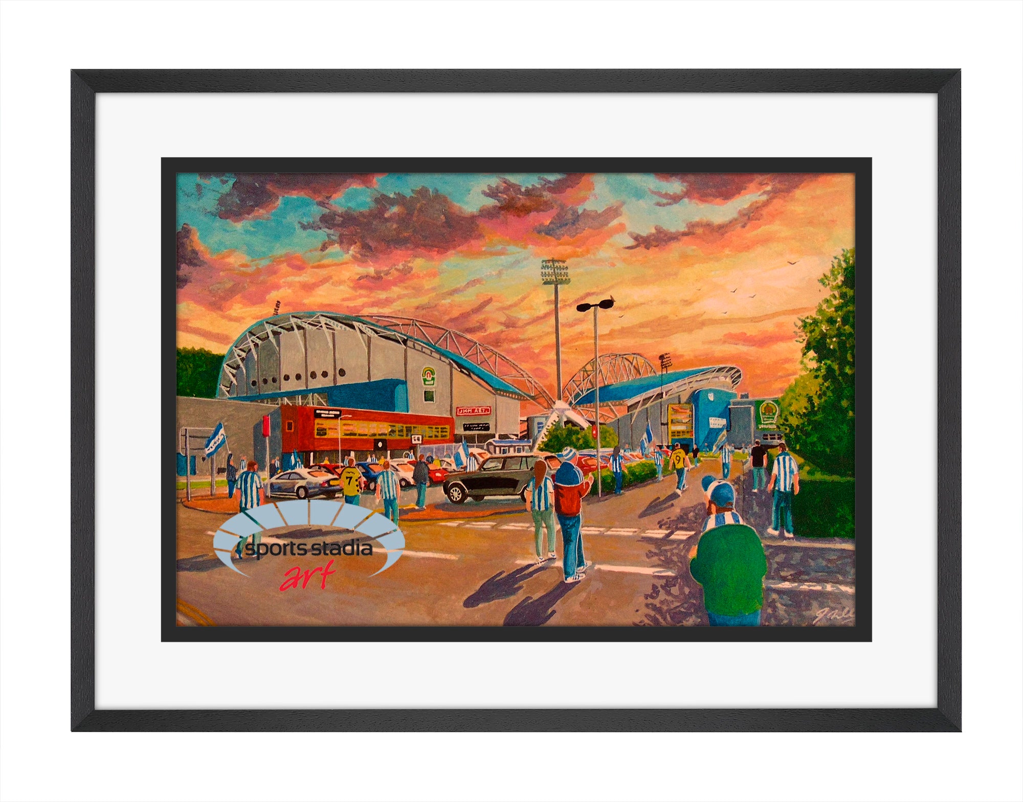 Huddersfield Town FC John Smith's Stadium Wall Art A4 Print