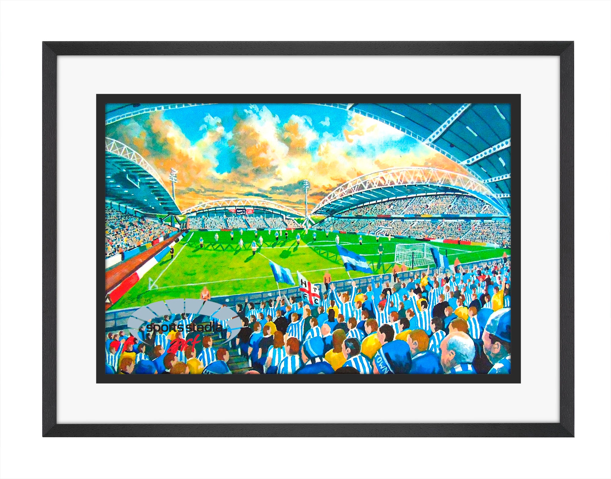Huddersfield Town FC John Smith's Stadium Wall Art A4 Print