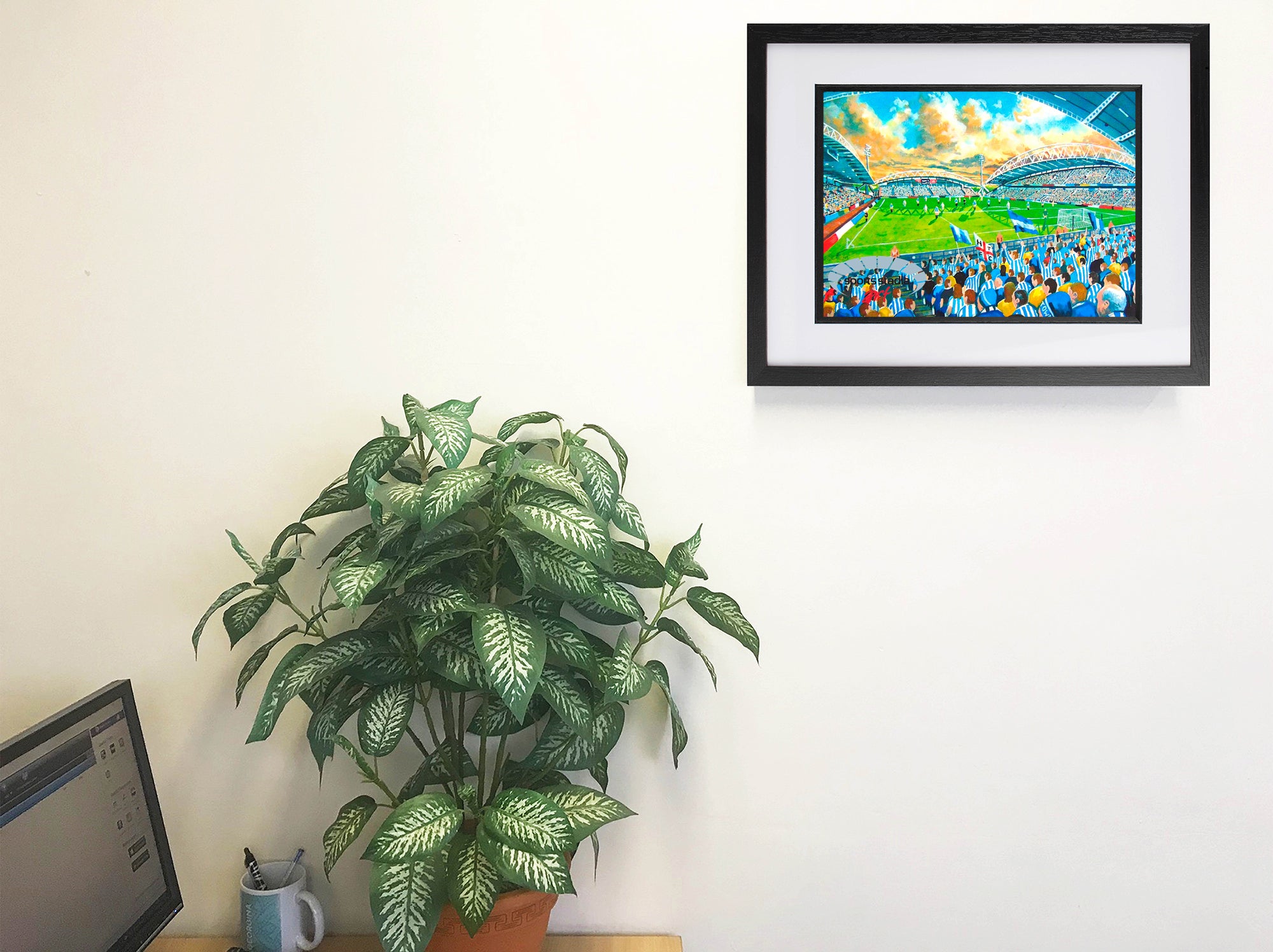 Huddersfield Town FC John Smith's Stadium Wall Art A4 Print