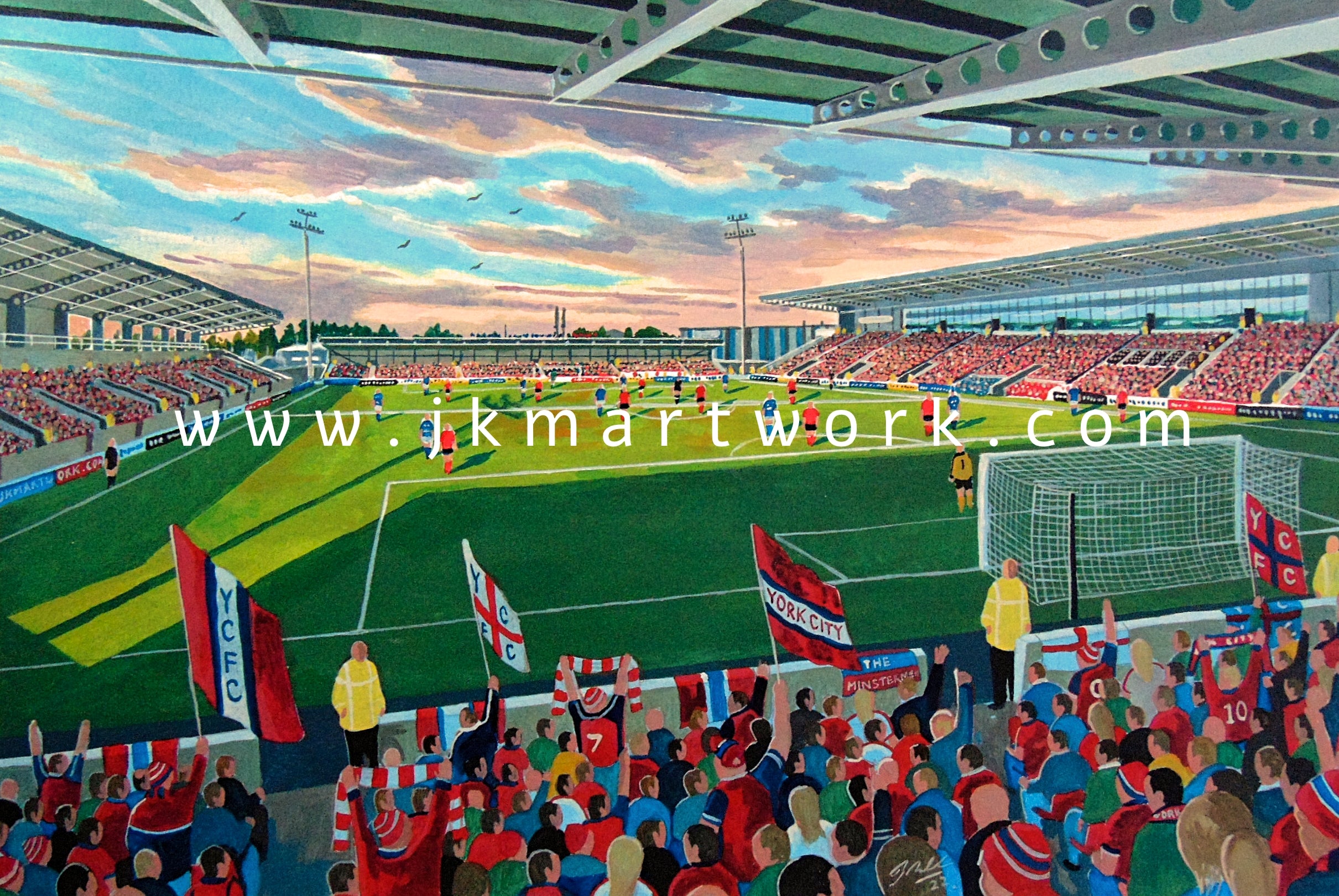 York City FC LNER Stadium Wall Art A4 Print