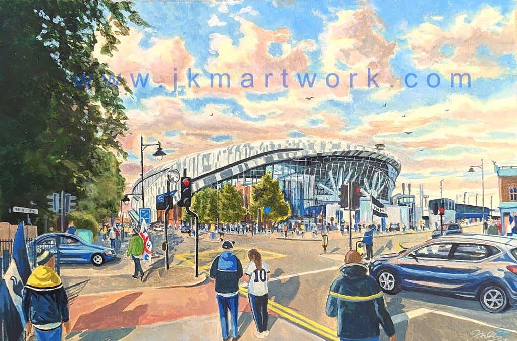 Tottenham Stadium Wall Art A4 Print