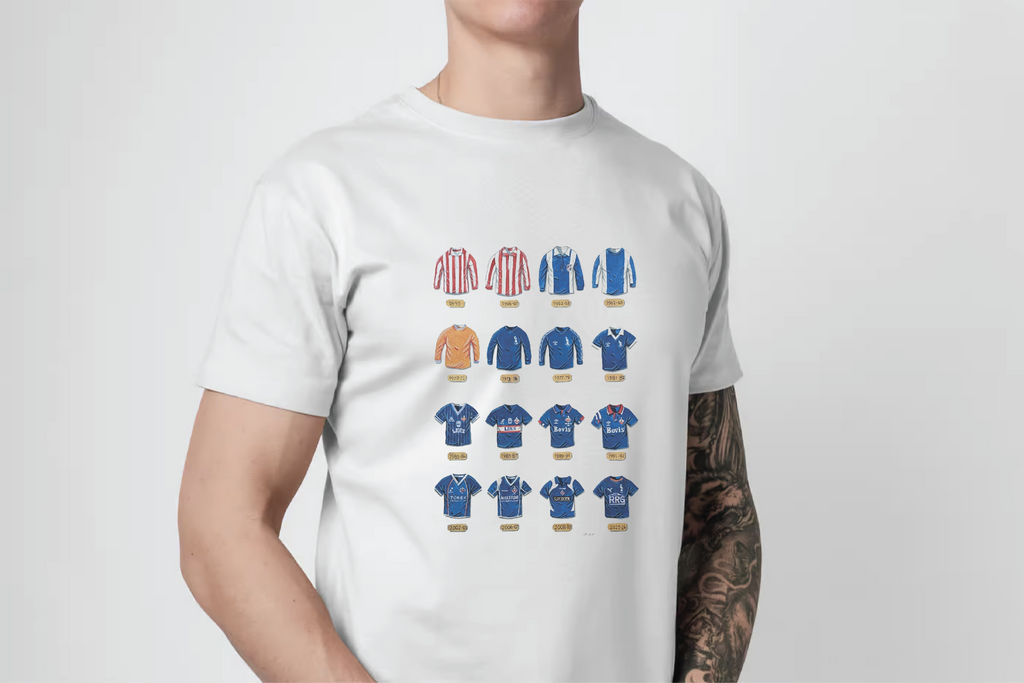 Oldham Athletic Retro Shirts Art T-Shirt