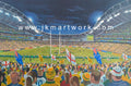 Stadium Australia Wall Art A4 Print