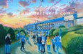 Birmingham City FC St Andrews Stadium 'Going to the Match' Wall Art A4 Print