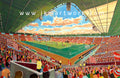 Southampton FC St Mary's Stadium Wall Art A4 Print