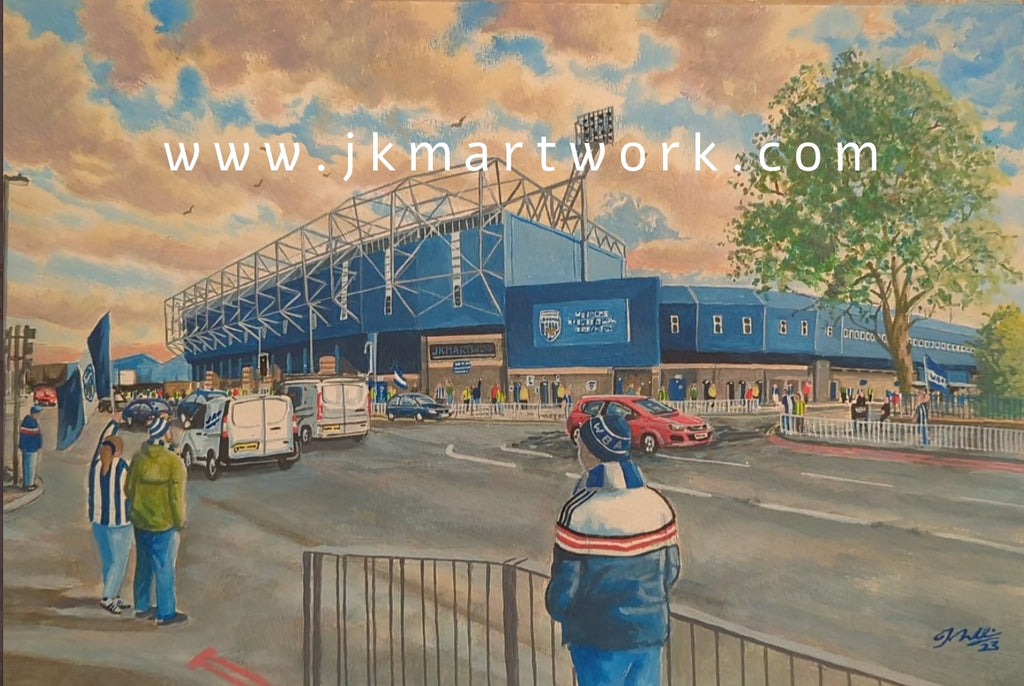 West Bromwich Albion FC The Hawthorns 'Going to the Match' Wall Art A4 Print
