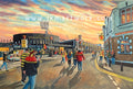 Watford FC Vicarage Road Stadium 'Going to the Match' Wall Art A4 Print
