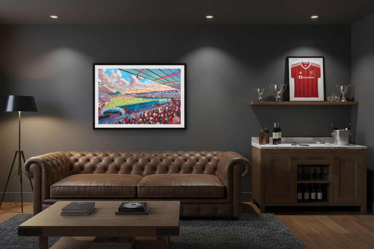 AFC Bournemouth Dean Court – Man Cave Mockup
