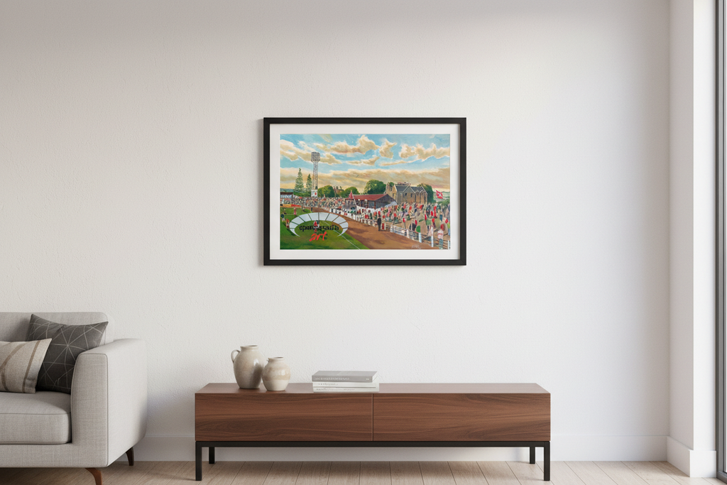 Annfield Stadium Wall Art Mockup