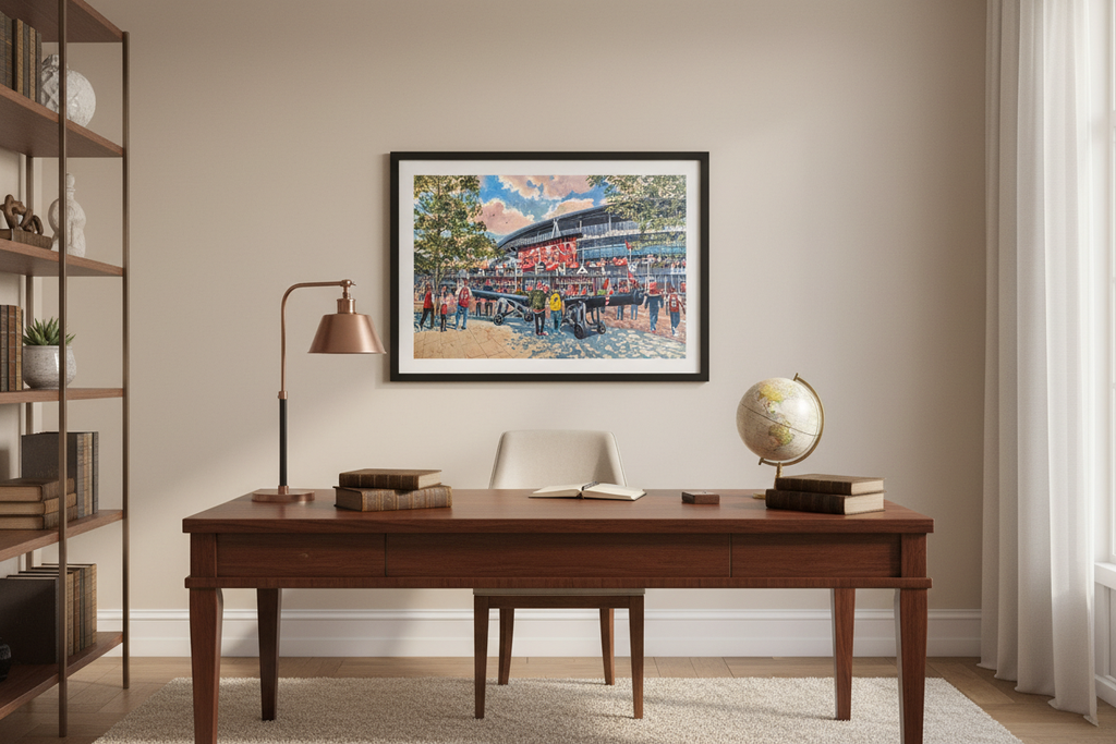 Arsenal FC Emirates Stadium - Study/Office Mock-up