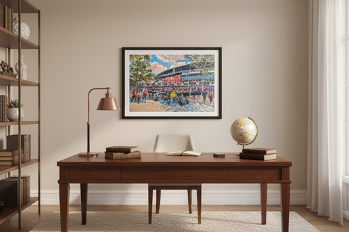 Arsenal FC Emirates Stadium - Study/Office Mock-up