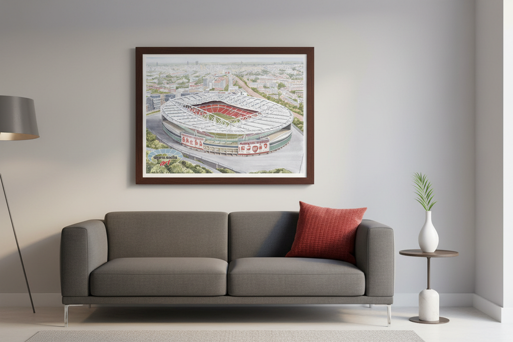 Arsenal FC Emirates Stadium Wall Art Print