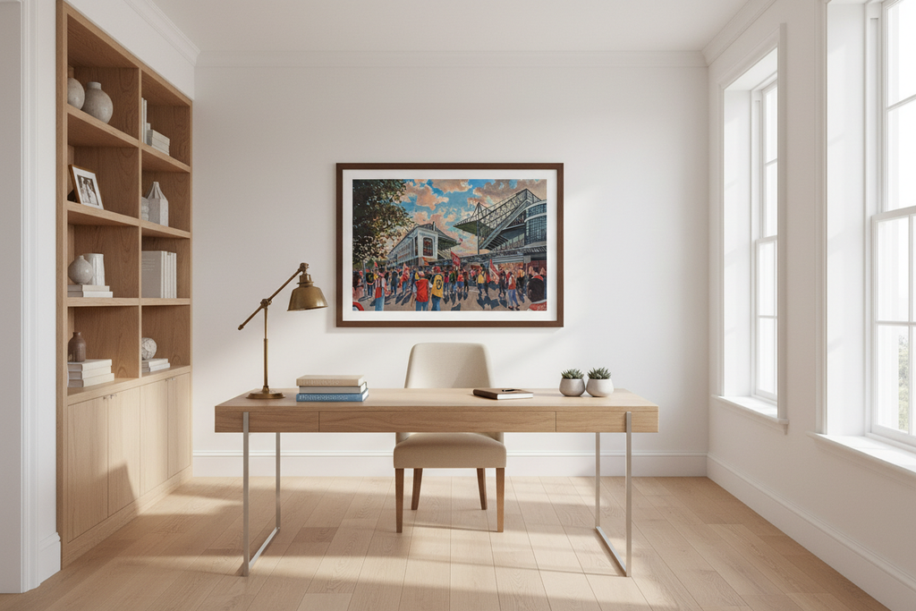 Arsenal Highbury Bright Study/Office Mockup