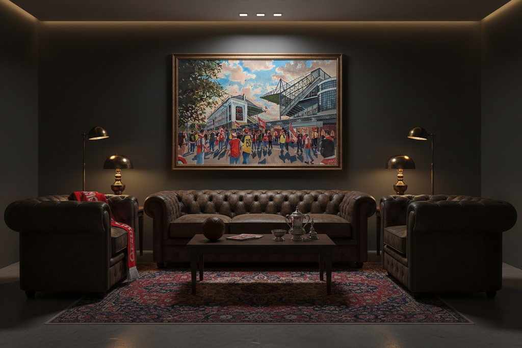 Arsenal Highbury Man Cave Mockup