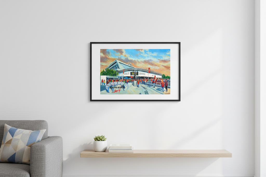 Ashton Gate Stadium Wall Art Mockup