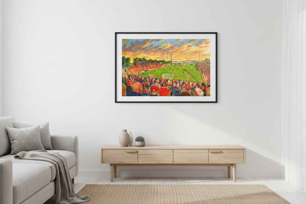 Belle Vue Stadium Wall Art Mockup