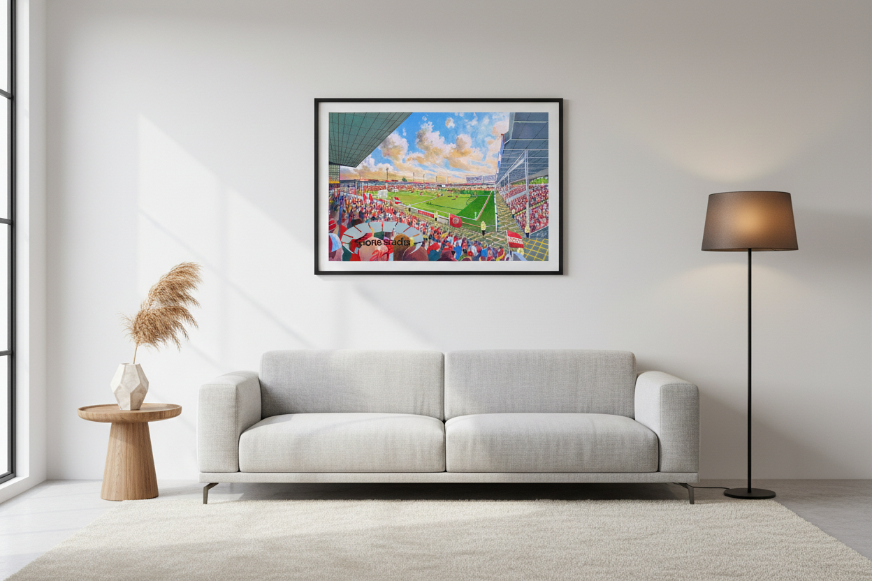 Bescot Stadium Wall Art Mockup