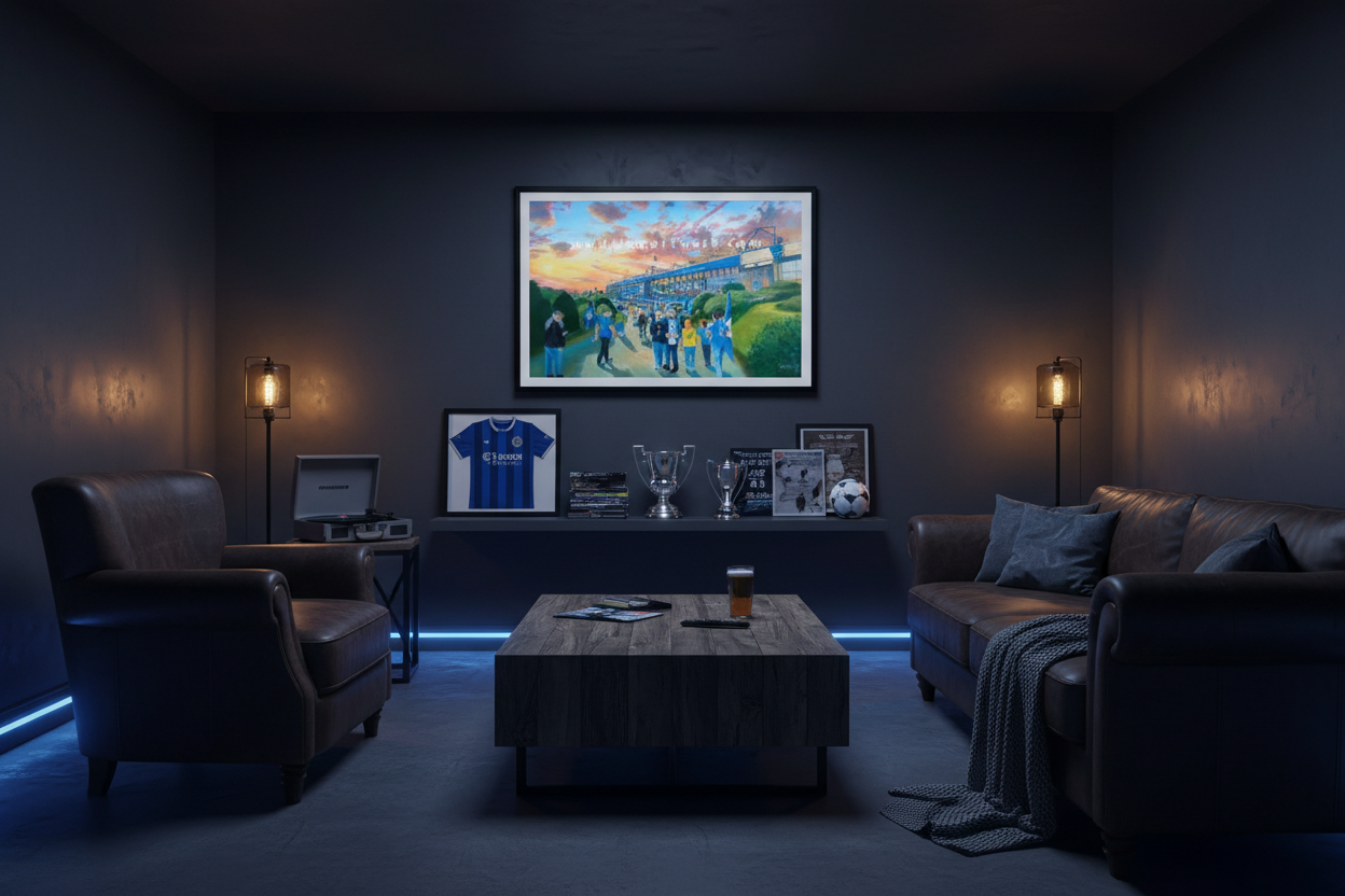 Birmingham City FC St Andrews Stadium - Man Cave Mock-up