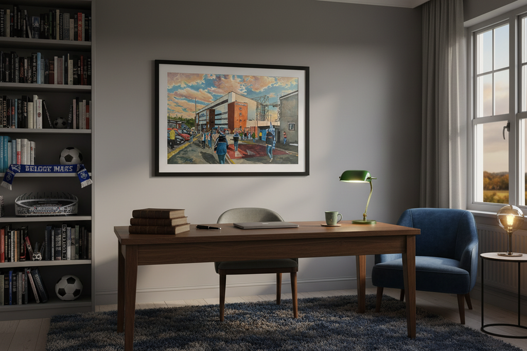 Blackburn Rovers FC Ewood Park Study/Office Mockup
