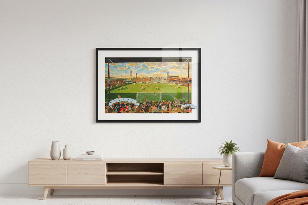 Bloomfield Road Yesteryear Wall Art Mockup