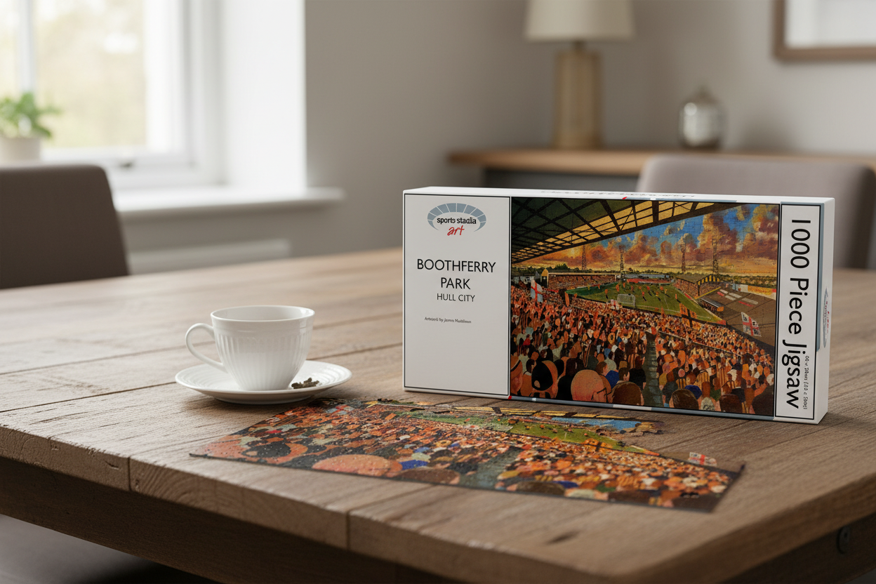 Boothferry Park Jigsaw Table Setting Mock